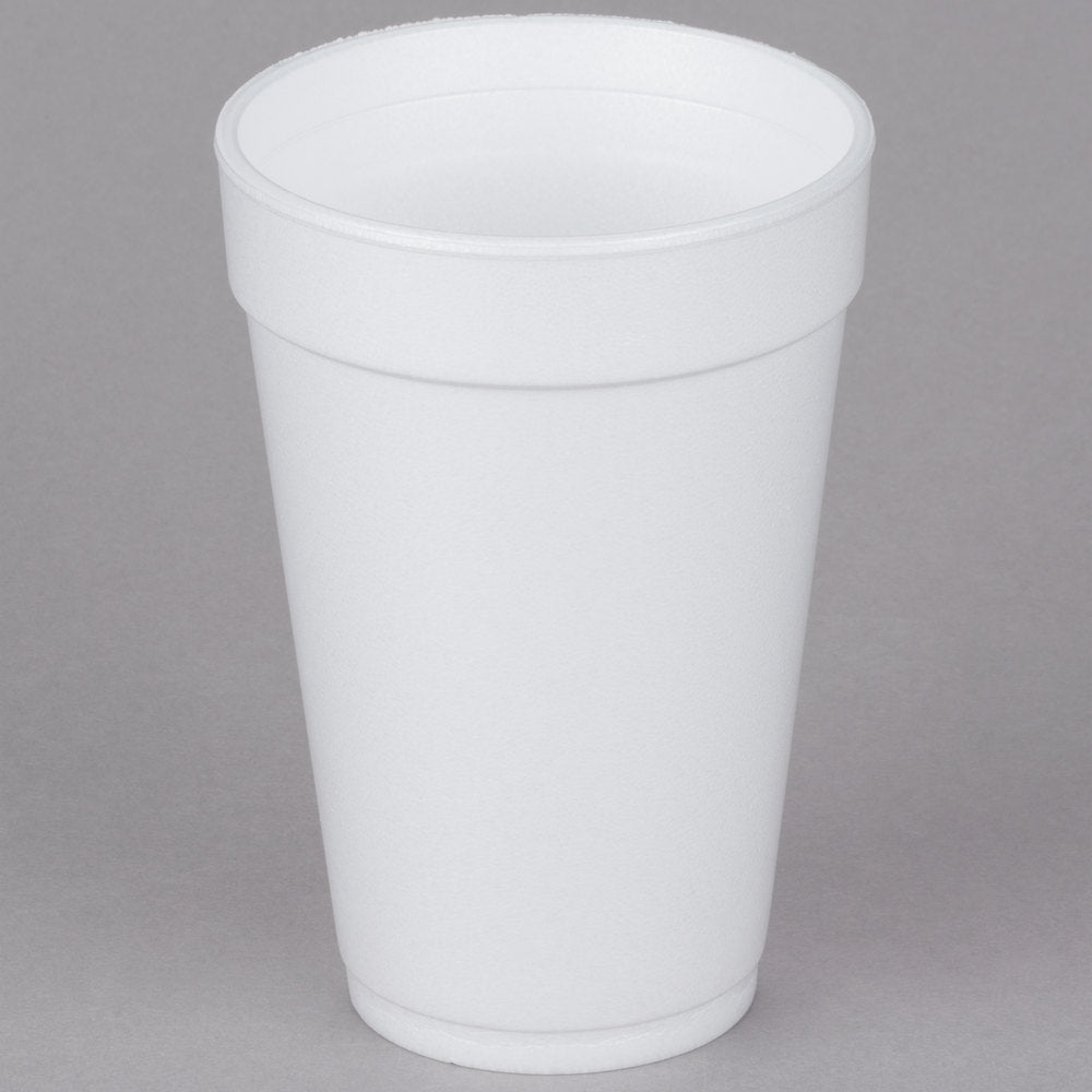 Foam Cup 16oz White 20/25 - P3, Paper Plastic Products Inc.