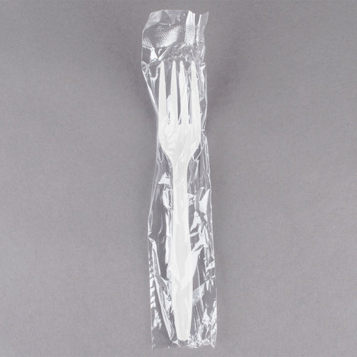 Forks Wrapped White 1/1000 - P3, Paper Plastic Products Inc.