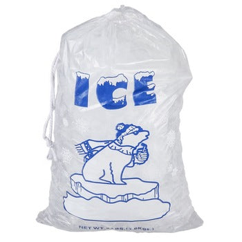 Ice Bags 10lb 11.5x21 1/1000 - P3, Paper Plastic Products Inc.