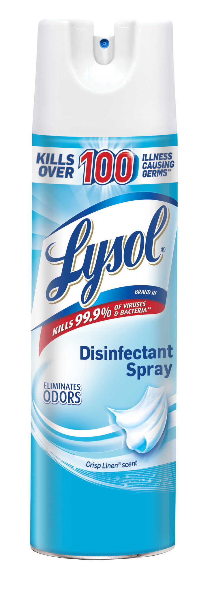 Lysol Spray CrispLinen12/19oz - P3, Paper Plastic Products Inc.