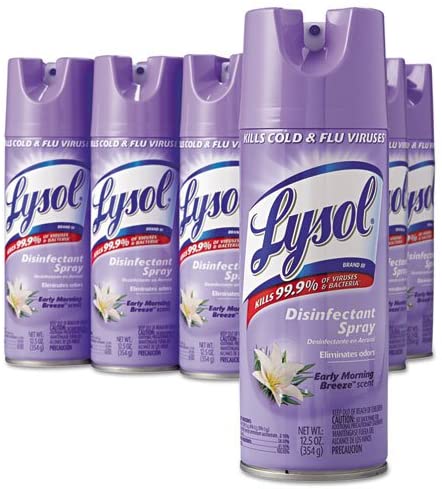 Lysol Spray Early Mor 12/12.5oz - P3, Paper Plastic Products Inc.