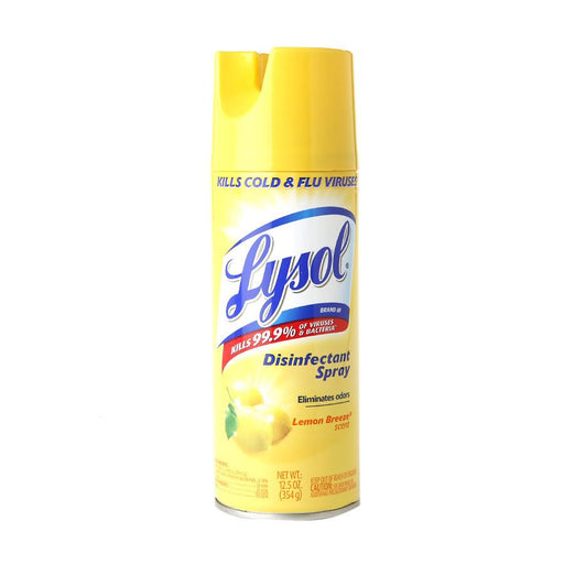Lysol Spray Lemon 12/12.5oz - P3, Paper Plastic Products Inc.