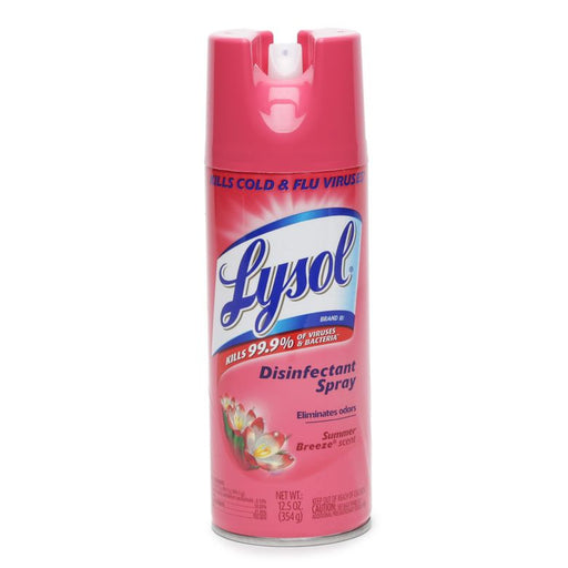 Lysol Spray Summer 12/12.5oz - P3, Paper Plastic Products Inc.