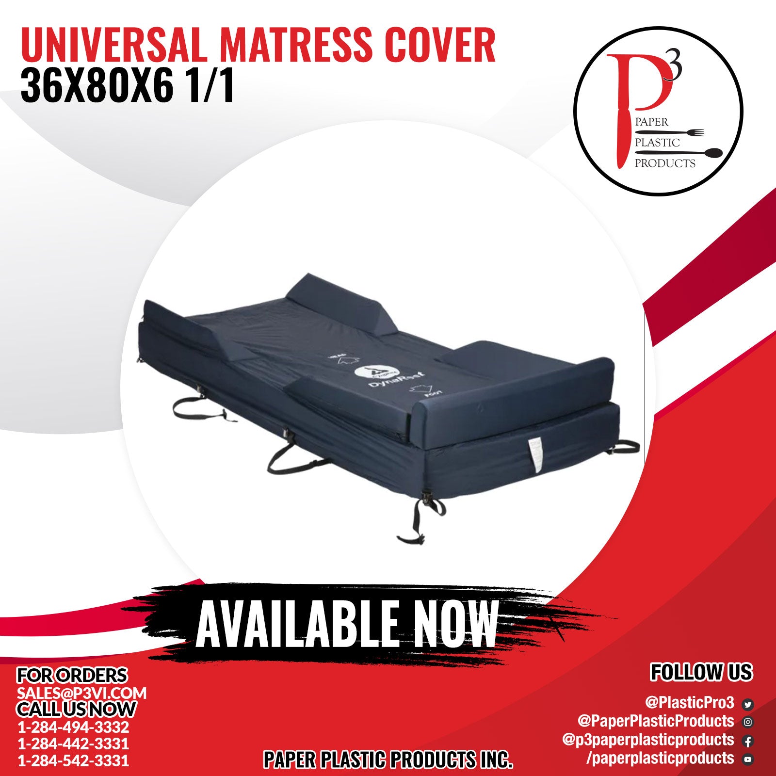 Universal Matress Cover 36x80x6 1/1
