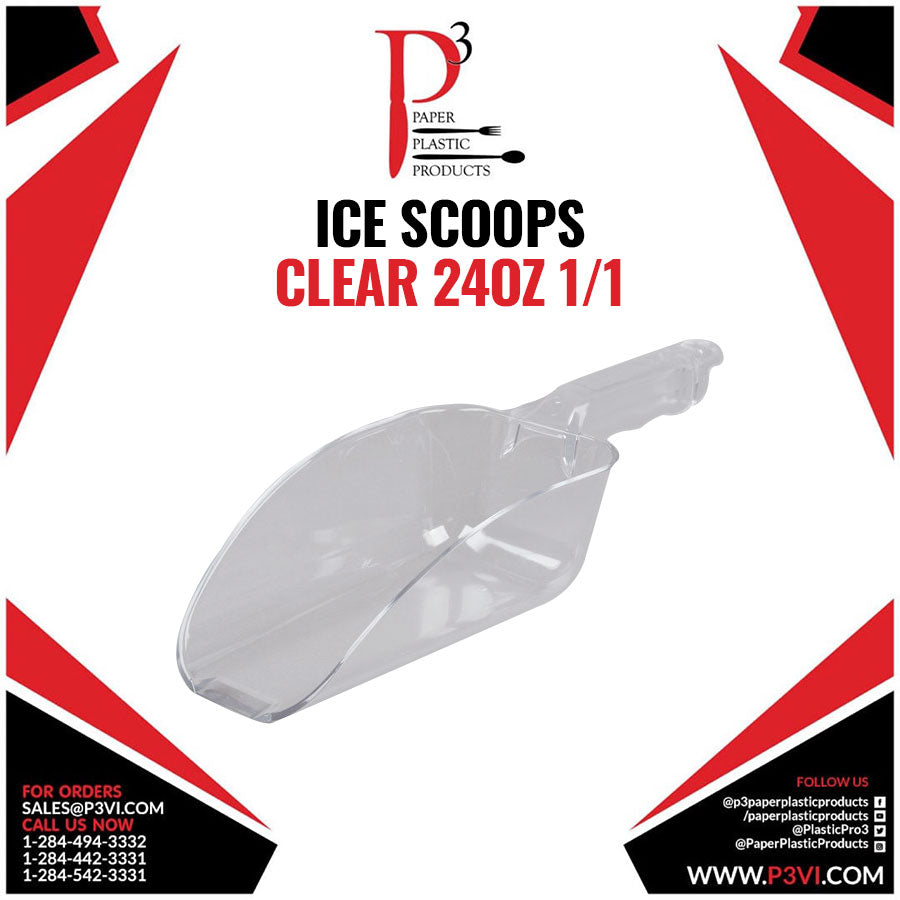 Ice Scoops Clear 24oz 1/1