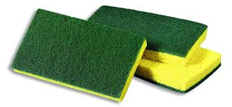 Scrubbing Med Duty Green Sponge - P3, Paper Plastic Products Inc.