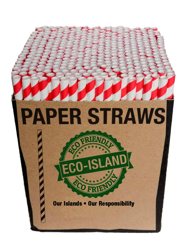 Paper Straws Eco-Island 7.5" 25/400