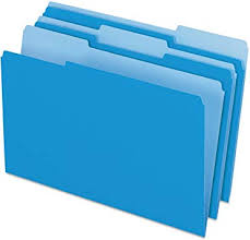 File Folder Legal Size 5/100 Blue