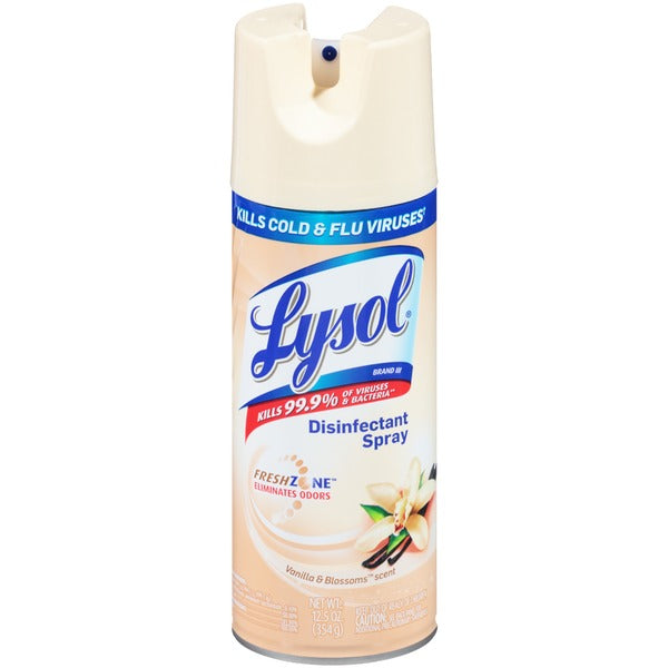 Lysol Spray Vanilla&B 12/12.5oz